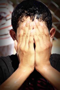 Junge aus dem Krieg in Syrien, jetzt in Zaatari © Tom Rübenach