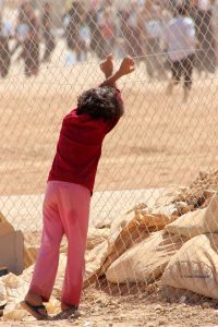 Syrian refugee in Zaatari © Tom Rübenach