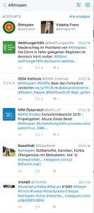 Interessiert uns nicht: Afrika und Äthiopien © twitter Screenshot