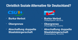 Wer ist denn hier wer? CSAfD? © Giegold Facebook