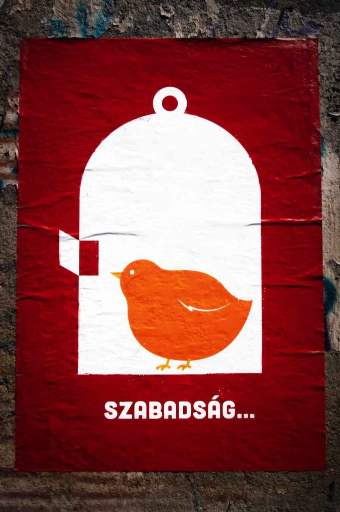 Das ungarische Wort für Freiheit © Tom Rübenach