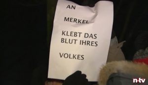 Aggressivität pur: AfD-"Trauerfeier" in Berlin am 22. 12. 2016 © n-tv