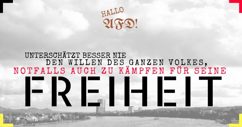 Die AfD sollte nicht die Freiheitsliebe des deutschen Volkes unterschätzen