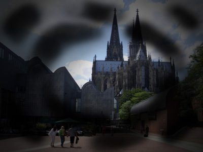 Das Gesichtsfeld wird sukzessive eingeengt. Quelle: siehe Link