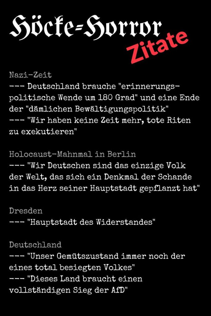 Der mit dem Rechtsextremismus tanzt 