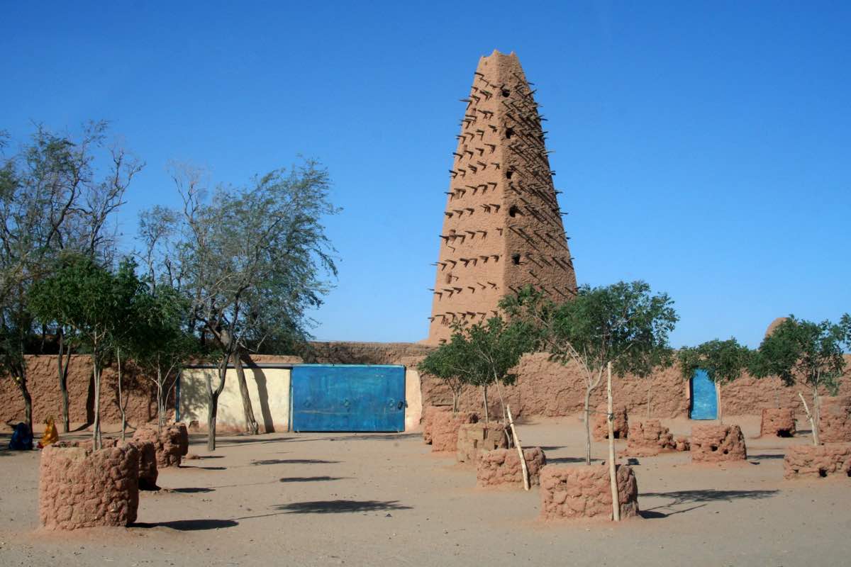 Moschee in Agadez im Niger © Tom Rübenach
