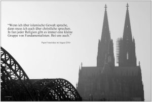 Past Franziskus zu Gewalt im Islam und im Christentum 2016