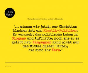 Leere Phrasen, glatte Fasade: die neue FDP © toDom.org