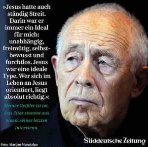 Heiner Geißler: Notwendiger Streit