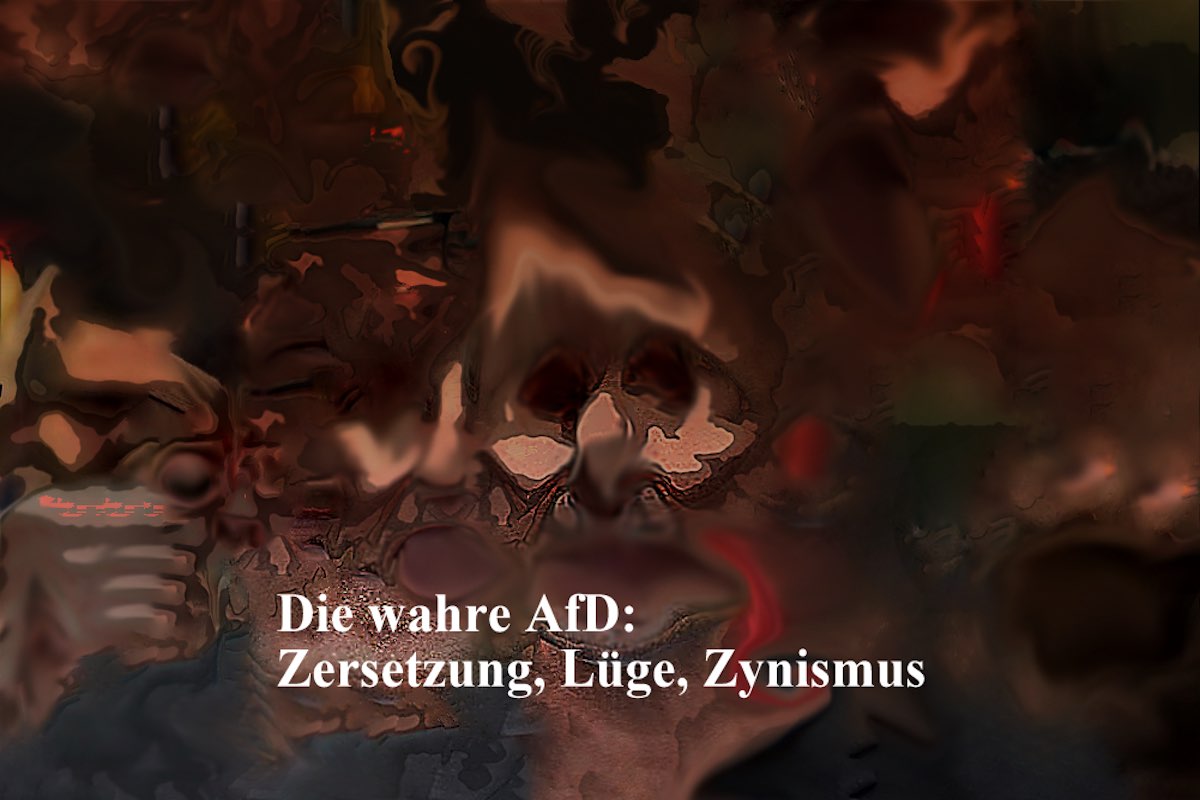 Titelbild der Galerie: Die wahre AfDD. Zersetzung, Lüge, Zynismus