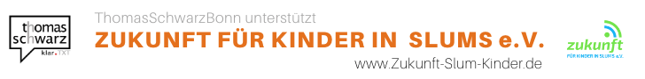 Anzeige für den Verein "Zukunft für Kinder in Slums e.V."