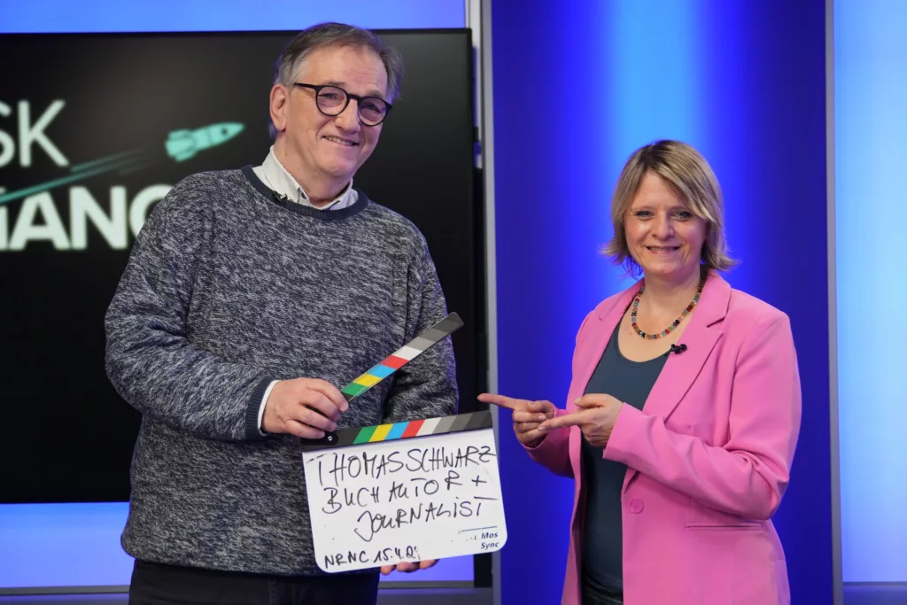 Thomas Schwarz zu Gast beim "Kivvon"-Podcast bei Swante von Massenbach in Berlin. | Foto © kivvon