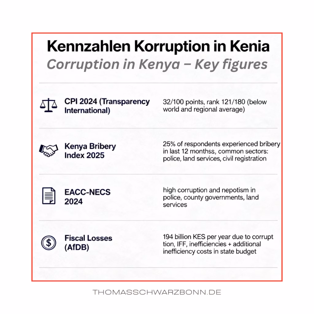 Kennzahlen Korruption in Kenia
